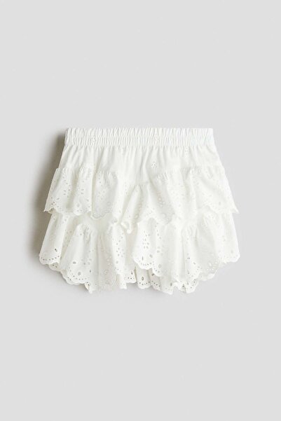 H&M Broderie anglaise cotton skirt