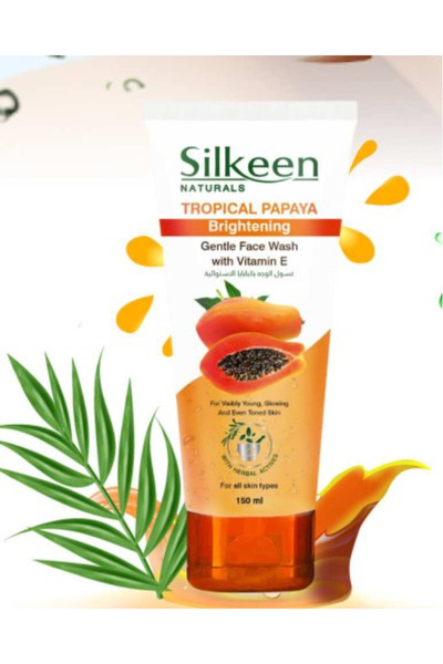 SILKEEN غسول الوجه TR البابايا (150 مل × 2) × 10