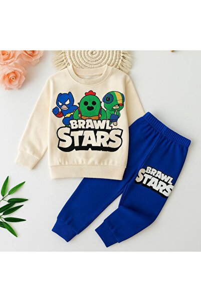 KOKOŞ BEBEK Brawl Stars Boys' Tracksuit Set - Age 3/10 - 31515