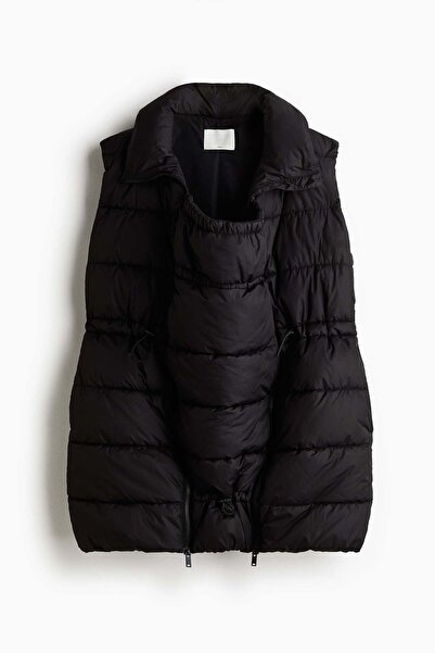 H&M MAMA Before & After Babywearing puffer gilet