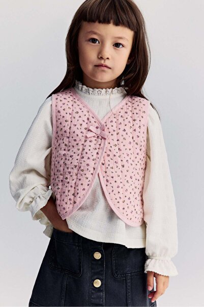 H&M Quilted muslin waistcoat