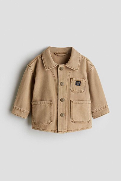 H&M Loose-fit canvas overshirt