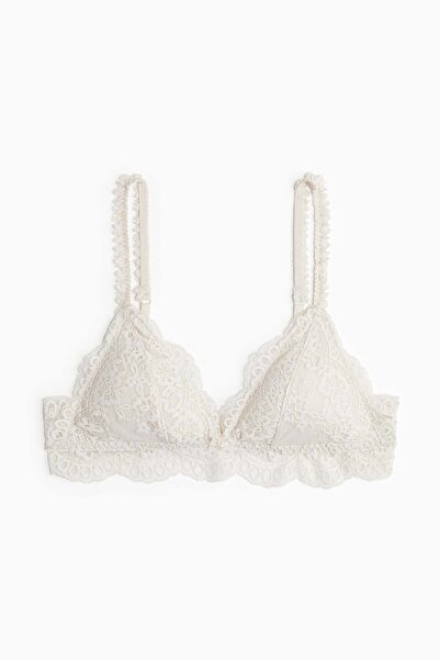 H&M Padded soft lace bra
