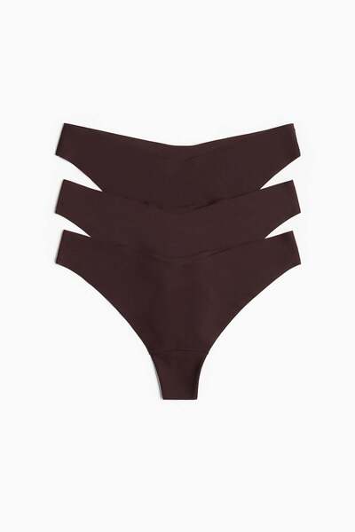 H&M 3-pack invisible thong briefs
