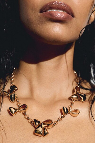 H&M Bow-decorated necklace