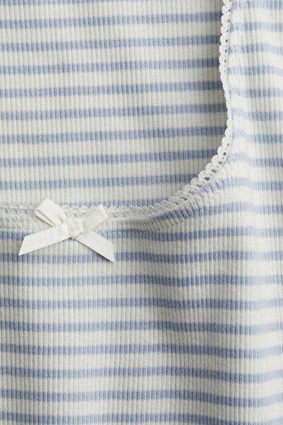 H&M Pointelle jersey vest top