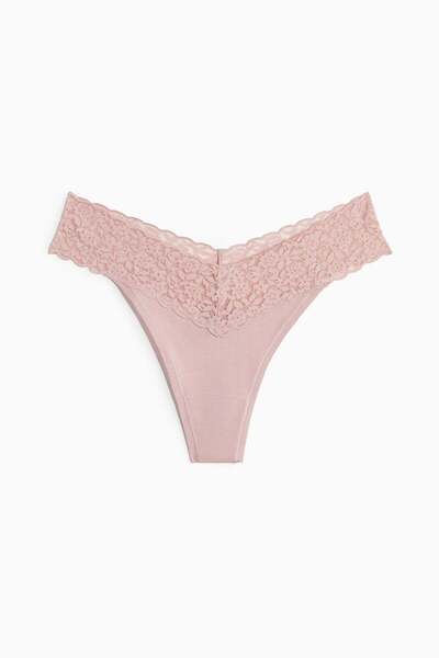 H&M 10-pack lace thong briefs
