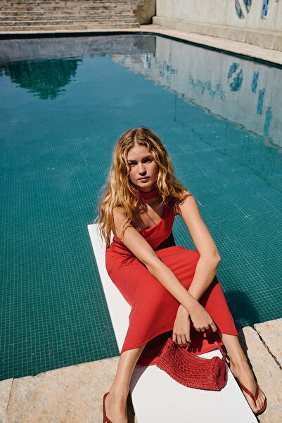 H&M Bodycon dress with scarf