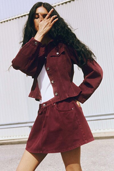 H&M Denim mini skirt