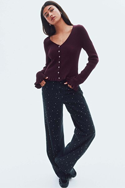 H&M Frill-trimmed cardigan