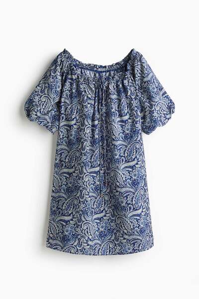 H&M Tie-detail dress