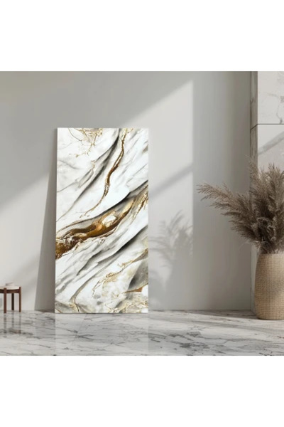 MallDeco Set de 4 autocolante de perete cu marmură 60cm x 120cm, FC83109-1