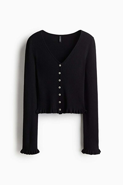 H&M Frill-trimmed cardigan
