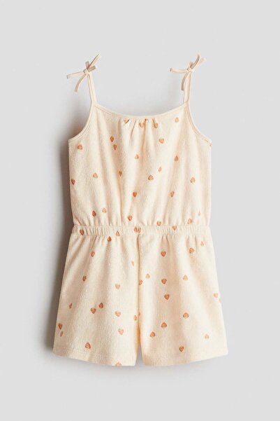 H&M Patterned terry jumpsuit