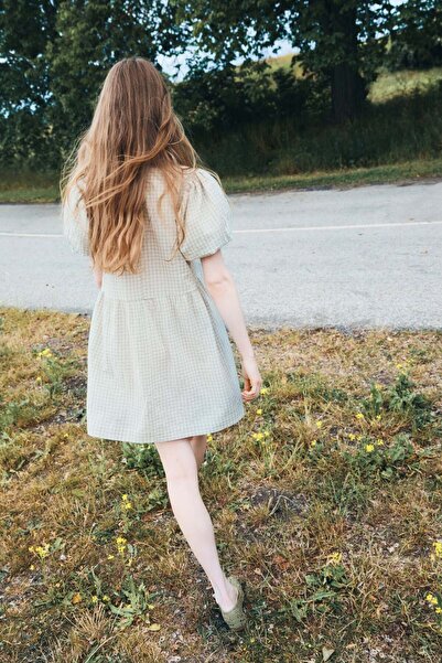 H&M Tie-front cotton dress