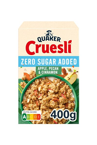 Quaker Cruesli cereale mere, scortisoara, nuci pecan 400 g, fara zahar adaugat
