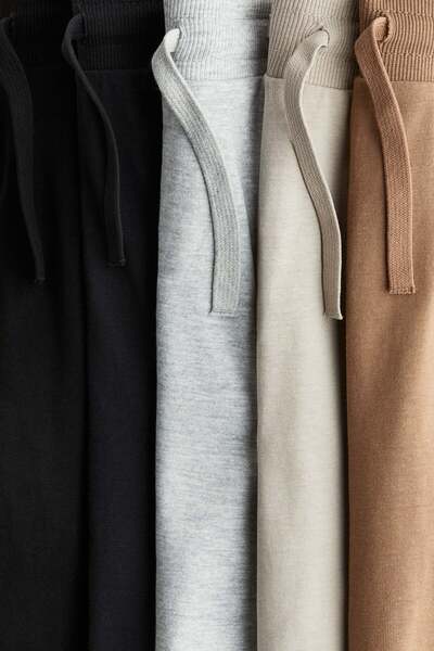 H&M 5-pack cotton jersey joggers
