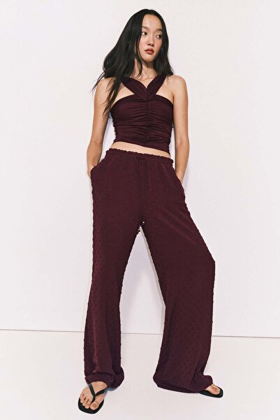 H&M Plumeti drawstring trousers