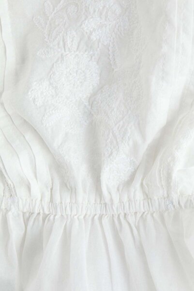 H&M Flutter-sleeved cotton top