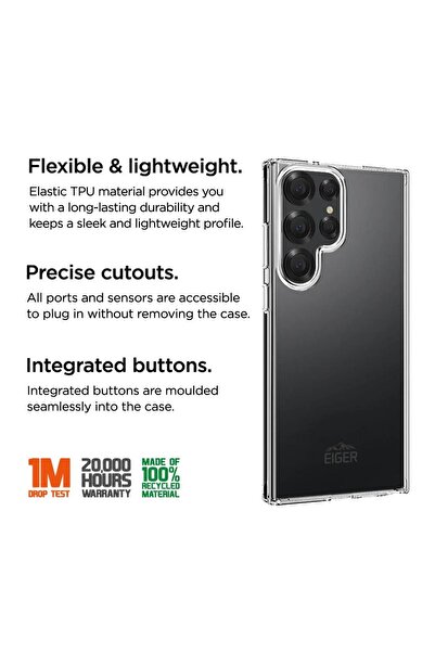 EIGER Husa Grip GRS Samsung Galaxy S25 Ultra Clear