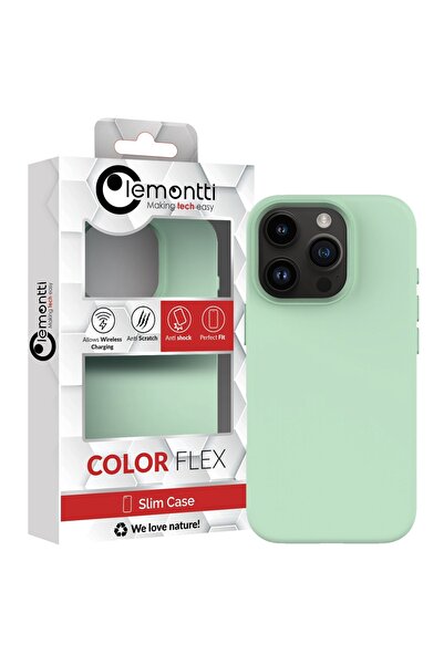 lemontti Husa Silicon MagSafe iPhone 16 Pro Verde