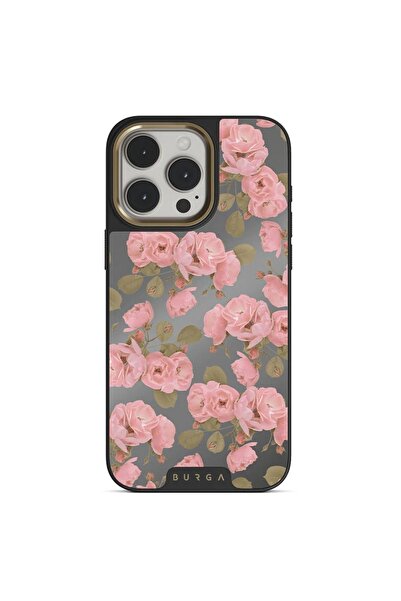 BURGA Калъф Елит Мирър Магсейф Златен Пустинна роза за iPhone 15 Pro Max