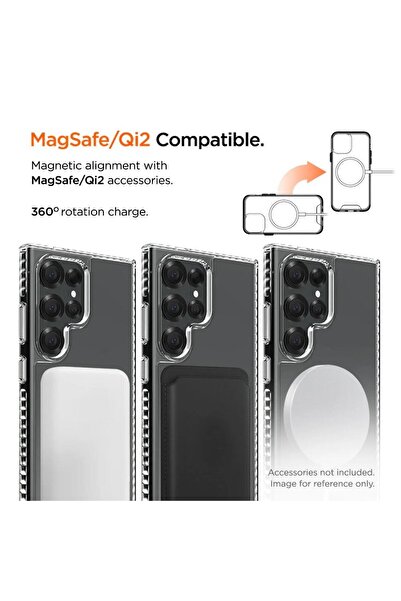 EIGER Husa Ice Grip Magsafe GRS Samsung Galaxy S25 Ultra Clear