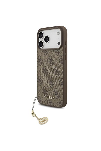 Guess Husa 4G Charm Tone on Tone iPhone 17 Pro Maro