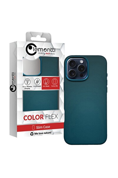 lemontti Husa Piele MagSafe iPhone 16 Pro Verde