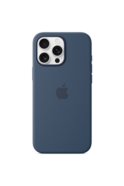Apple Husa Originala Silicon Θήκη iPhone 16 Pro Max, MagSafe, Τζιν