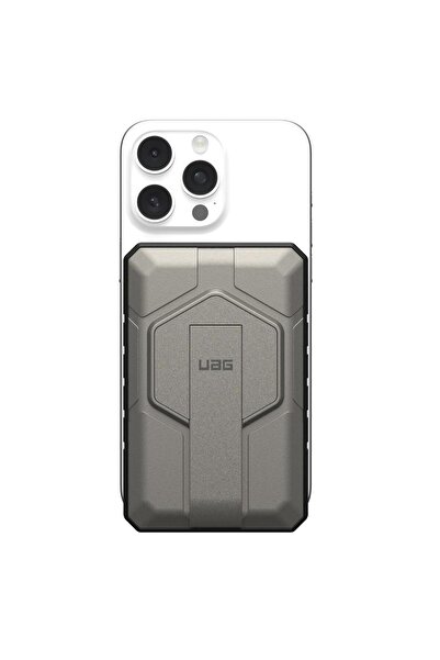 UAG External battery Rugged 10,000mAh, Magnetic, Wireless, 20W, with stand, Black Titanium