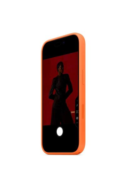 Apple Husa Originala Silicon MagSafe iPhone 17 Pro Orange