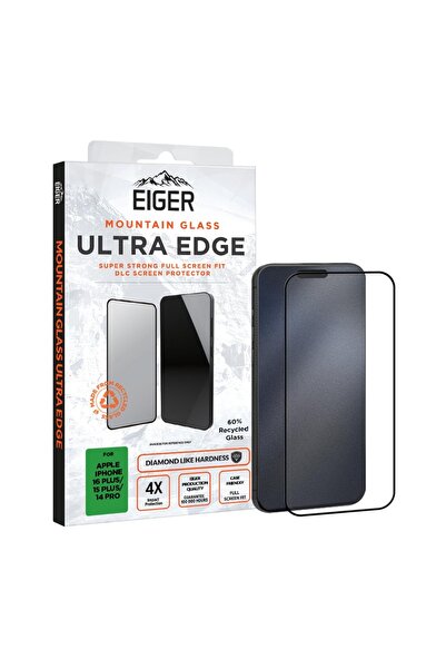 EIGER Folie Sticla Mountain Glass Ultra GRS iPhone 16 Plus / 15 Plus / 14 Pro Max Clear