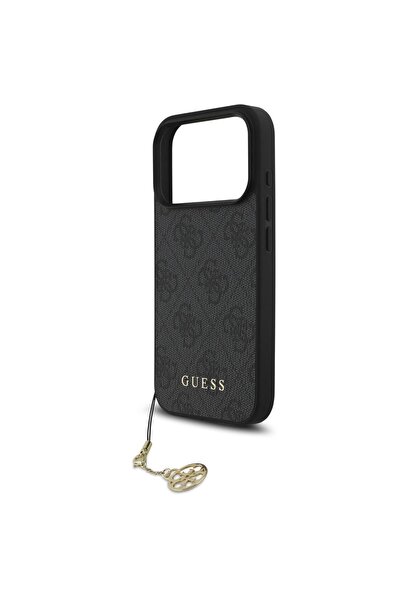 Guess Husa 4G Charm Tone on Tone iPhone 17 Pro Max Gri