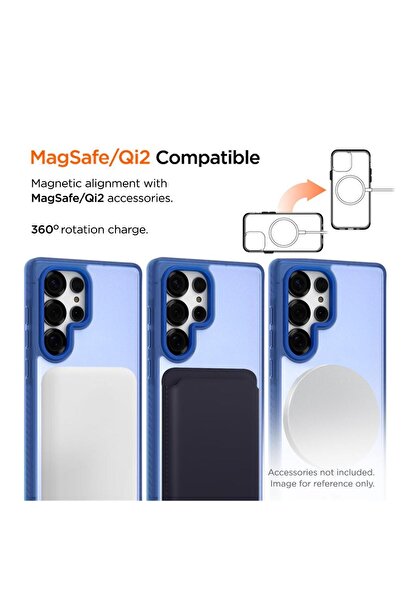 EIGER Husa Blizzard Magsafe GRS Samsung Galaxy S25 Ultra Albastru