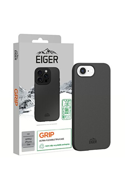EIGER Husa Grip GRS iPhone 16e Black