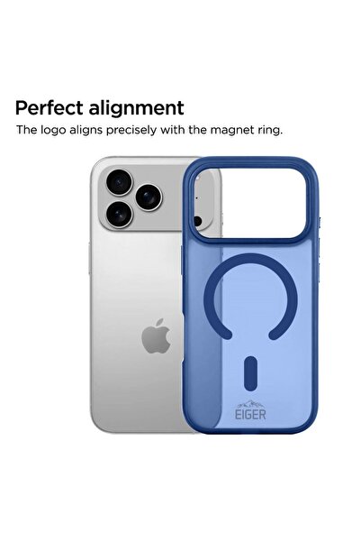 EIGER Husa Blizzard Magsafe GRS iPhone 17 Pro Max Albastru