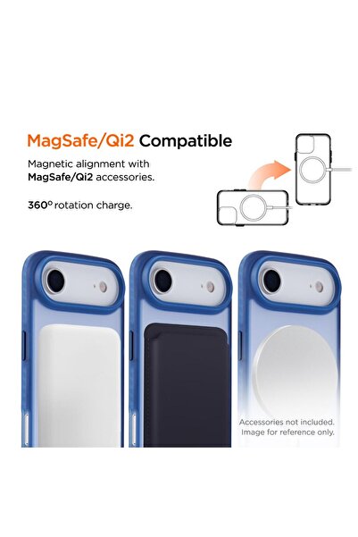 EIGER Husa Blizzard Magsafe GRS iPhone Air Albastru