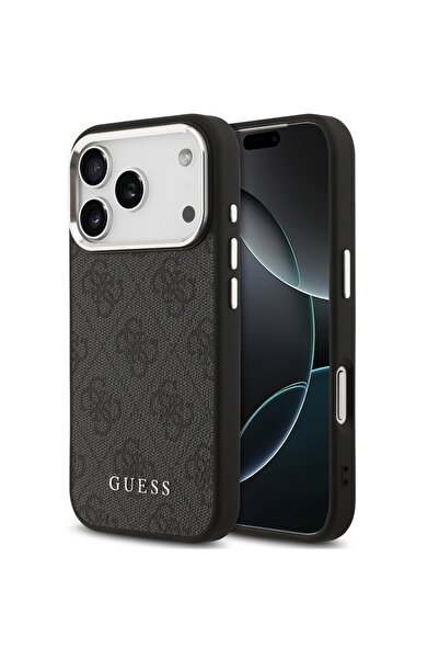 Guess Θήκη 4G MagSafe για iPhone 17 Pro, μαύρη