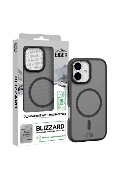 EIGER Blizzard Magsafe GRS iPhone 17 case Black