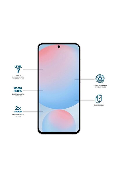 EIGER Folie Sticla 3D Mountain Glass Samsung Galaxy S25 / S24 Clear