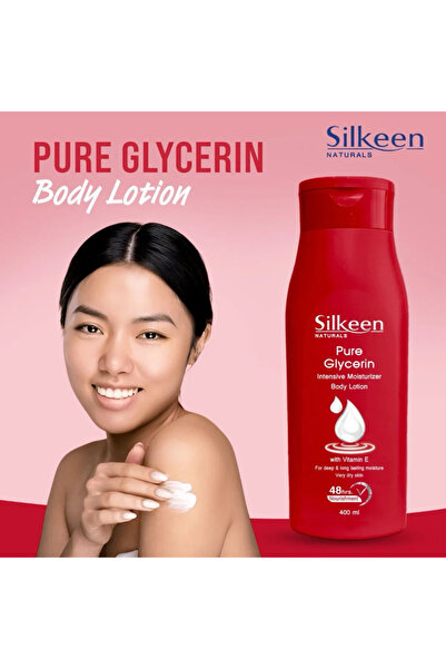 SILKEEN لوشن الجسم بالجلسرين (400 مل × 2) × 10