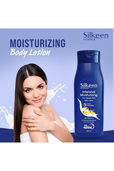 SILKEEN لوشن مرطب طبيعي مكثف للجسم (400 مل × 2) × 10
