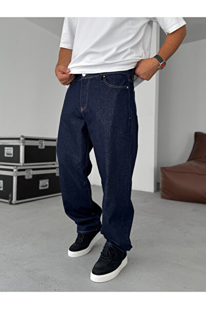 XPUPPETWEAR Lacivert Basic Baggy Jean