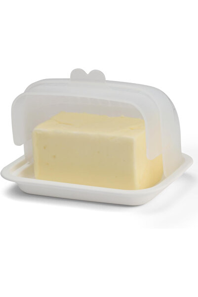 OEM Cutie extra mare cu capac cu balamale pentru unt sau brânză