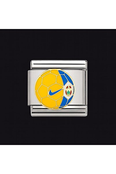 Sirena Accessories Fenerbahçe Sarı Lacivert Futbol Topu Paslanmaz Çelik İtaly...