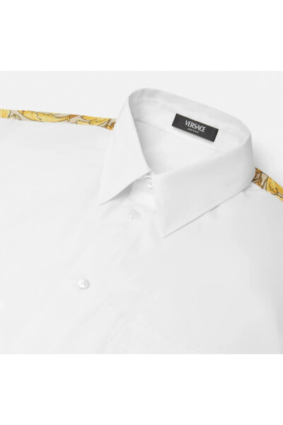 Versace Cămașă din bumbac cu detalii baroce pe spate