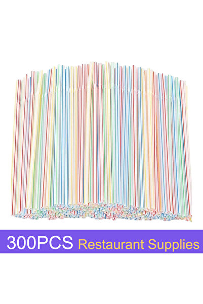 Choice 300 قطعة 100-1000 قطعة من شفاطات الشرب البلاستيكية الفلورية القابلة لل...