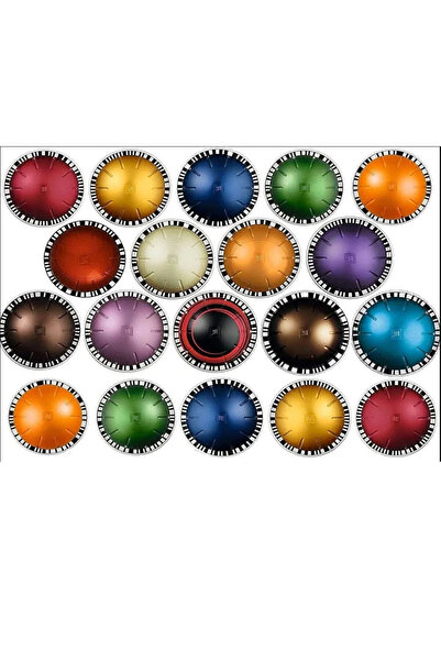 Nespresso Vertuo Espresso / Double Espresso / Lungo 20-Piece Mixed Capsule Coffee Sample Set