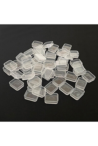 Choice 100 قطعة 1 مل شفافة 100 قطعة 1 مل قوالب ربع فارغة ذات زوايا مستديرة قو...